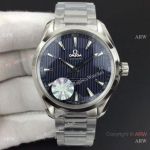 Swiss Copy Omega Seamaster Aqua Terra 150M 8500 Watch Blue Dial with Vertical motif